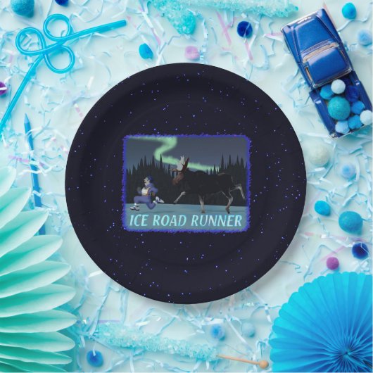 Ice Road Runner Papieren Bordje (Feest)