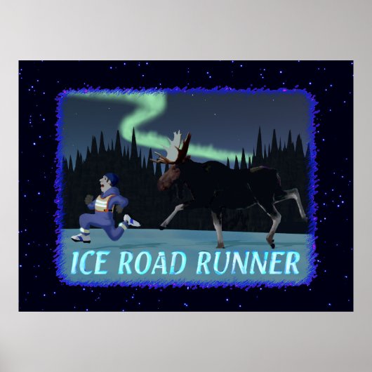 Ice Road Runner Poster (Voorkant)