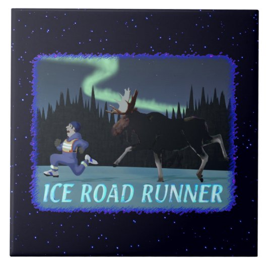 Ice Road Runner Tegeltje (Voorkant)