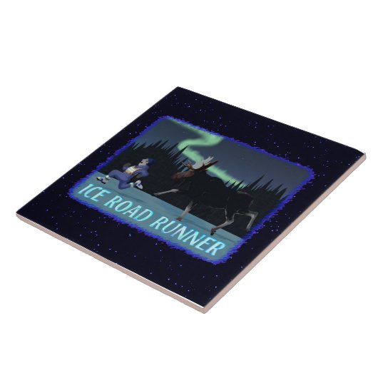 Ice Road Runner Tegeltje (Zijkant)