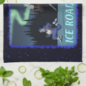 Ice Road Runner Theedoek (Gevouwen)