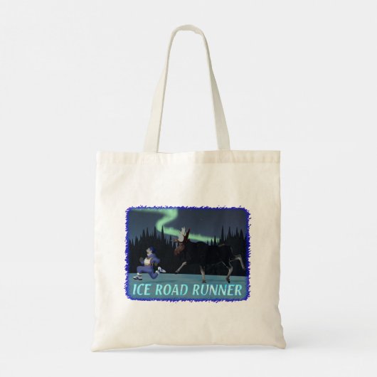 Ice Road Runner Tote Bag (Achterkant)