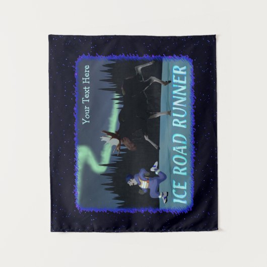 Ice Road Runner Wandkleed (Voorkant)