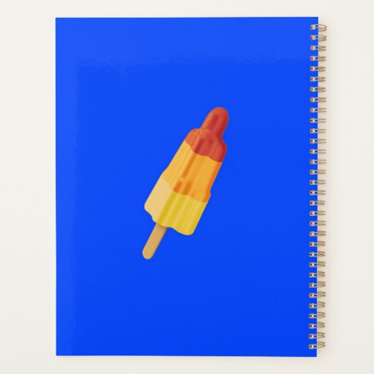 Ice Rocket Planner (Achterkant)