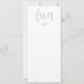 Ice roomnodigingskaart kaart (Achterkant)