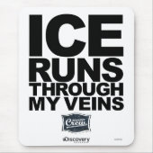 Ice Runs Mousepad Muismat (Voorkant)