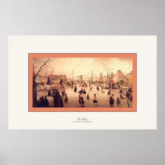 Ice Scene ~  Fine Art Print. Poster (Voorkant)