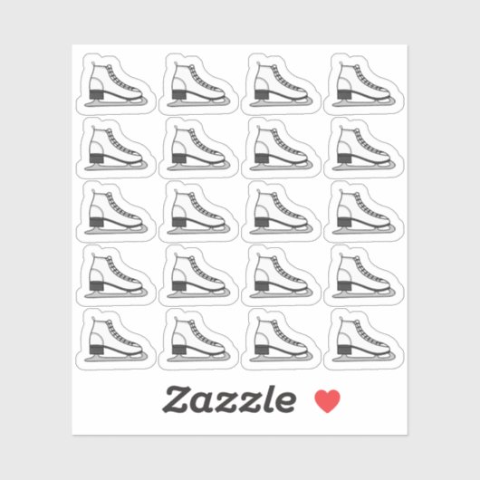 Ice Schaats Boots Schaatsen Ice Hockey Planner Sticker (Vel)