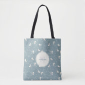 Ice Schaats en Snowflake Pattern Tote Bag (Voorkant)