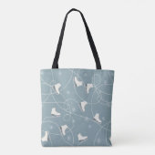Ice Schaats en Snowflake Pattern Tote Bag (Achterkant)
