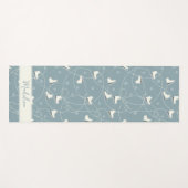Ice Schaats en Snowflake Pattern Yoga Mat (Voorkant (horizontaal))