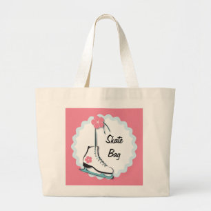 Ice Schaats Grote Tote Bag