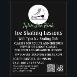 Ice Schaats Logo, schaatsles Adverteren Flyer<br><div class="desc">Ice Schaats Logo,  schaatsles Adverteren flyers bij de Visitekaartje Store.</div>