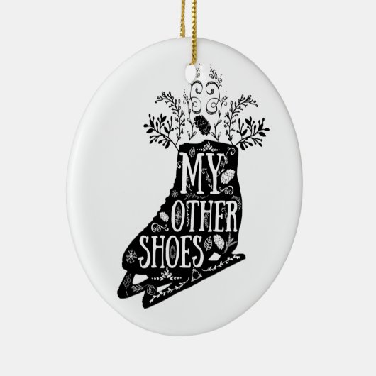  Ice Schaats Ornament (Rechts)