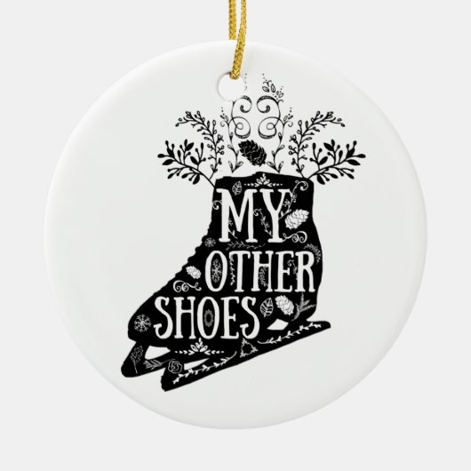  Ice Schaats Ornament (Voorkant)