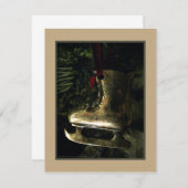 Ice Schaats Ornament Invitation Kaart (Voorkant / Achterkant)