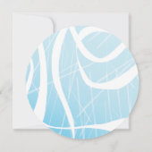 Ice Schaats SCHAATSEN verjaardagsfeestje Uitnodigi Kaart (Achterkant)