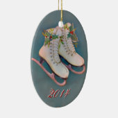 Ice-Schaatsen 2014 Keramisch Ornament (Rechts)