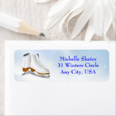 Ice Schaatsen Adresetiketten Etiket (Insitu)