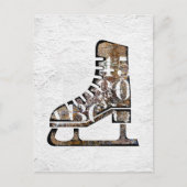 Ice Schaatsen Briefkaart - Mengsels in de kunstmed (Voorkant)