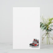 Ice-Schaatsen Briefpapier (Staand voorkant)
