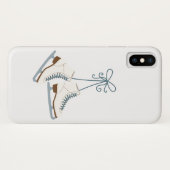 Ice-Schaatsen Case-Mate iPhone Case (Achterkant (horizontaal))