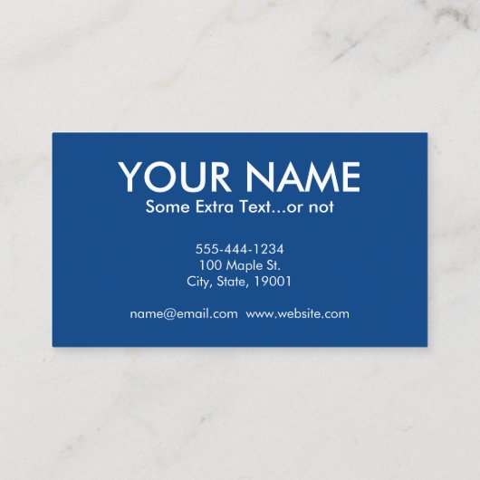 Ice Schaatsen Colorful Fun Array Visitekaartje (Achterkant)