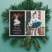 Ice Schaatsen Flat Holiday Kaart