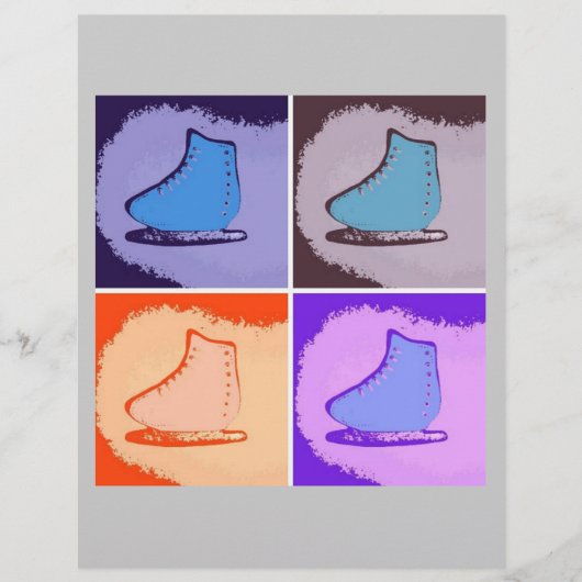 Ice-Schaatsen Flyer (Voorkant)