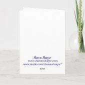 ICE-SCHAATSEN in PINK door SHARON SHARPE Feestdagen Kaart (Achterkant)