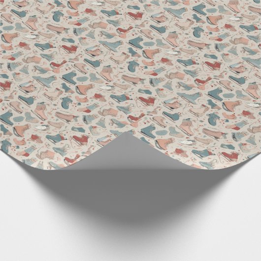 Ice Schaatsen inpakpapier (Hoek)