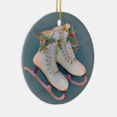 Ice-Schaatsen Keramisch Ornament (Rechts)