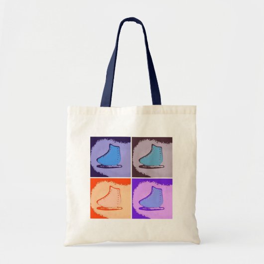 Ice Schaatsen/Let it Sneeuwt het Sneeuwen Tote Bag (Voorkant)