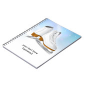 Ice Schaatsen notebook Notitieboek (Linkerzijde)