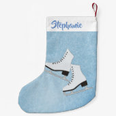 Ice-Schaatsen ontwerpen kerststopzetting Kleine Kerstsok (Achterkant)