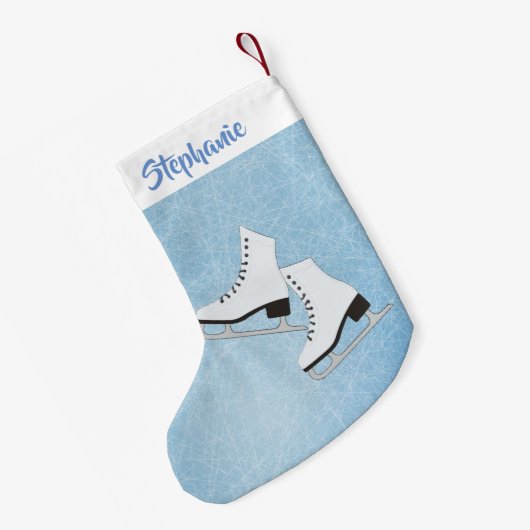 Ice-Schaatsen ontwerpen kerststopzetting Kleine Kerstsok (Achterkant (Hangend))