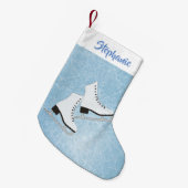 Ice-Schaatsen ontwerpen kerststopzetting Kleine Kerstsok (Voorkant (Hangend))