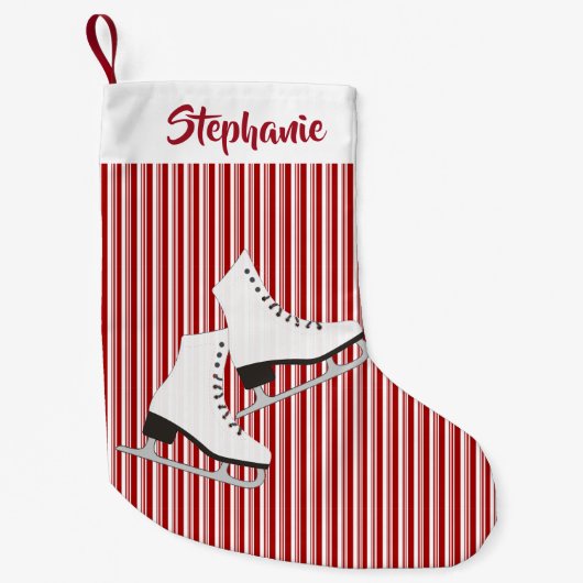 Ice-Schaatsen ontwerpen kerststopzetting Kleine Kerstsok (Voorkant)