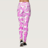 Ice Schaatsen roze Pattern Figuur Skaliber Ombre Leggings (Achterkant)