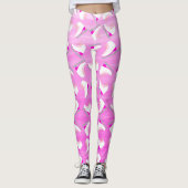 Ice Schaatsen roze Pattern Figuur Skaliber Ombre Leggings (Voorkant)