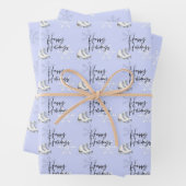 Ice Schaatsen Sneeuwvlokken Winter Wonderland Cade Inpakpapier Vel (In situ)