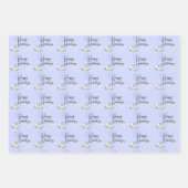 Ice Schaatsen Sneeuwvlokken Winter Wonderland Cade Inpakpapier Vel (Voorkant)