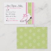 Ice-Schaatsen Visitekaartje (Voorkant / Achterkant)