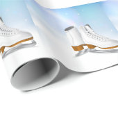 Ice Schaatsen Wrapping Paper Cadeaupapier (Rol Hoek)