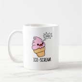 Ice-Scream Funny Ice Cream Cone Pun Koffiemok (Links)