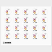 Ice-Scream Funny Ice Cream Cone Pun Ronde Sticker (Vel)