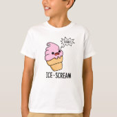 Ice-Scream Funny Ice Cream Cone Pun T-shirt (Voorkant)