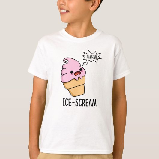Ice-Scream Funny Ice Cream Cone Pun T-shirt (Voorkant)