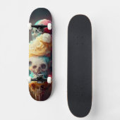 Ice Scream Skateboard - Abstract schedelontwerp (Voorkant)