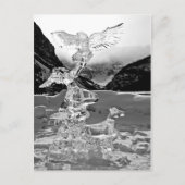 Ice sculpture in Lake Louise, Alberta, Canada Briefkaart (Voorkant)